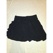 Wild Fable Women s Black Ruffle Tie-Waist Mini Skirt
