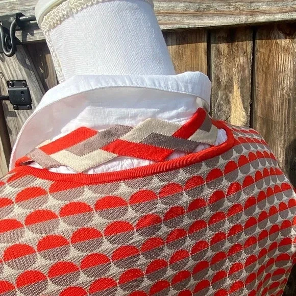 Chaqueta Zac Posen Z Spoke New York Botón Delantero con Detalle de Enrejado Talla Grande Foto 4 de 4