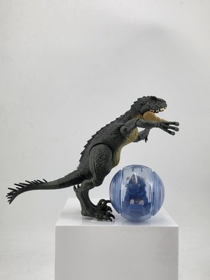 Camp Cretaceous Kenji & Scorpios Rex Dino Escape Danger Set With Gyrosphere Ball