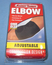 Neoprene Elbow Support  Adjustable Compression Design  One Size Fits Most