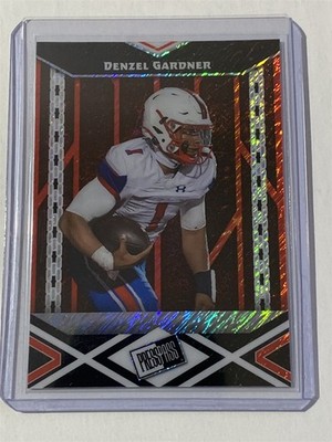 DENZEL GARDNER 2024 Leaf Collective Press Pass Shimmer Red 4/5 (U1)