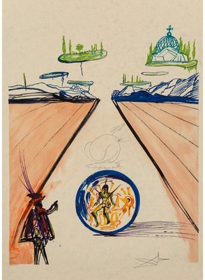 Salvador Dalí Imaginationen und Objekte der Zukunft Bild 5 A1-A4 Poster Kunst