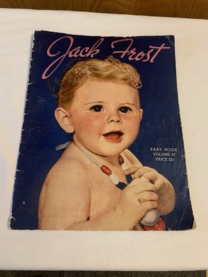 Vintage 1950 Jack Frost Baby Book Knitting & Crochet Patterns- Volume 47 