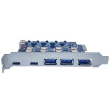 Type C USB 3.2 Gen1 5Gbps PCIE Card Hub PCIE X1 To 2 Port TYPE C 3 Port USB
