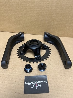 Samox Offset ET39-F40 165mm E-Bike Crank Arms Spider 34T Shimano