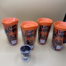 Four New Chicago Bears 16 oz Tervis Tumblers-Bonus Tervis Bears Shot Glass New