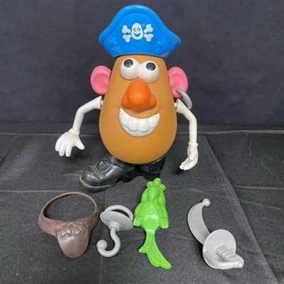 Mr. Potato Head w/Pirate Costume Complete w/Hook & Parrot Vintage 1985