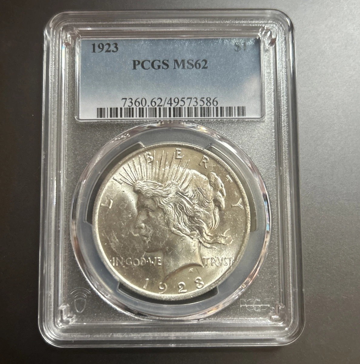 1923 Year Grade MS 62 Peace US Dollars (1921-1935) for sale | eBay