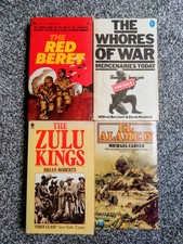 Vintage WW2 Paperbacks Combat & War Red Beret Mercenaries El Alamein Zulus