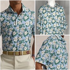 Ralph Lauren RLX Golf Mens Stretch Wicking Polo Floral Size XLarge New NWT