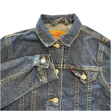 Vintage LEVI S STRAUSS CO Denim Jean Jacket Youth Large 37488-2210