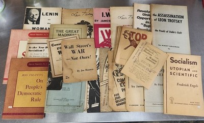 Vtg Radical Pamphlets Lot Black Liberation Socialism Apartheid Cuba Mao Marx