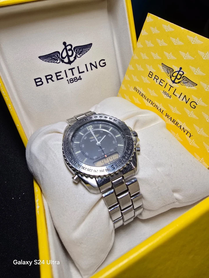 Breitling Vintage Pluton A 51038-108 Edelstahl Herren - Bild 2 von 4