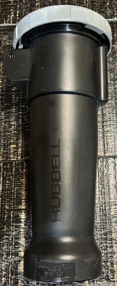 Hubbell HBL4100C5W Connector, 100A 600V 3 Phase. (BOX IS IN ROUGH SHAPE) - Image 2 of 4