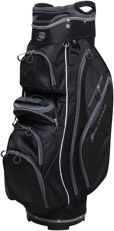 Bolsa de carrito de golf Orlimar CRX Cooler negra/carbón o negra/azul - divisor de 15 vías Foto 3 de 4