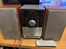 Sony HCD-EH20DAB Micro HiFi Stereo CD Radio DAB AUX Kassetten Lautsprecher & Fernbedienung