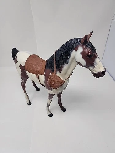 Vintage Marx Pinto Horse-"Storm Cloud"-Johnny West collection