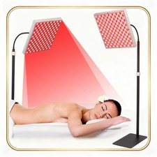 For Body Face, Red Light Therapy Lamp with Stand 660nm Red 850nm Infrared Light