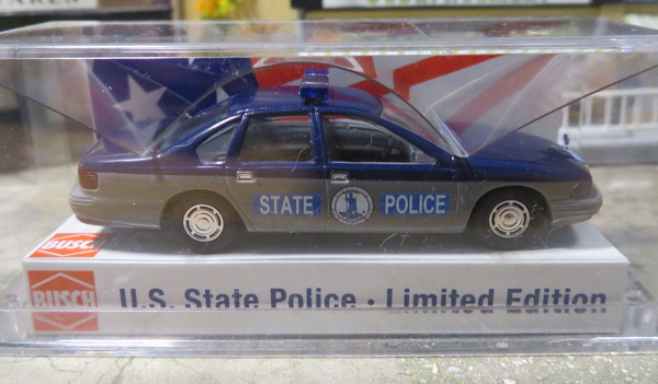 Limited Edition Busch 1:87 H0 47681 Chevrolet Caprice Virginia Police OVP NEU-image