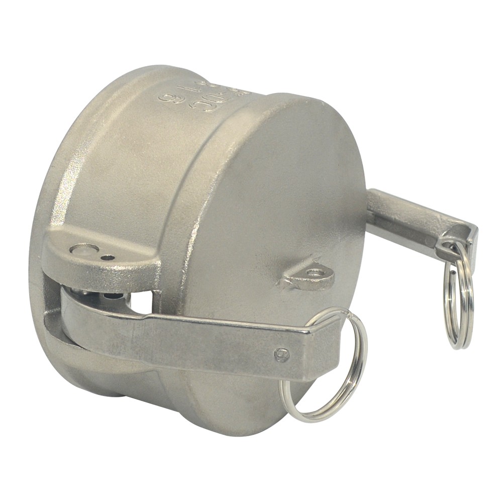 3" in inch Type DC Dust Cap Coupler Stainless Steel 304 Hose Fitting Camlock