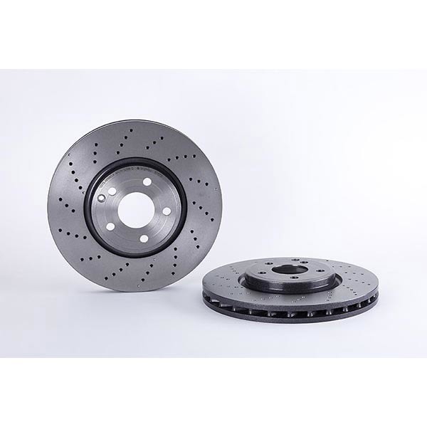 2x Brake Discs Pair Vented fits MERCEDES CLS350 C218, X218 3.5 Front 11 to 14 - Image 5