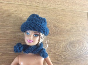 hand knitted hats and scarves