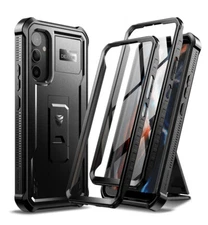 Dexnor Full Body Shockproof Case for Samsung Galaxy A34 Built-in Kickstand