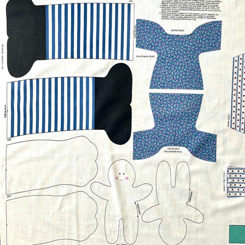 Parche Harapiento Niños Calico Annie Muñeca Country Tela PANEL Muelles Algodón 1 Yarda - Imagen 6 de 11