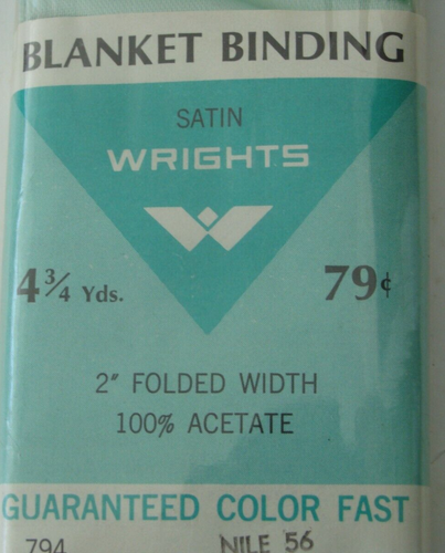NUOVA 1969 SIGILLATA Wrights 2" rilegatura coperta poliestere satinato 4,75yds PC794 Nilo 56 - Foto 3 di 3
