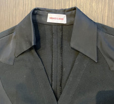 Versace Mid Length Sleeveless Back Dress Gold Buttons Size 12 - 14