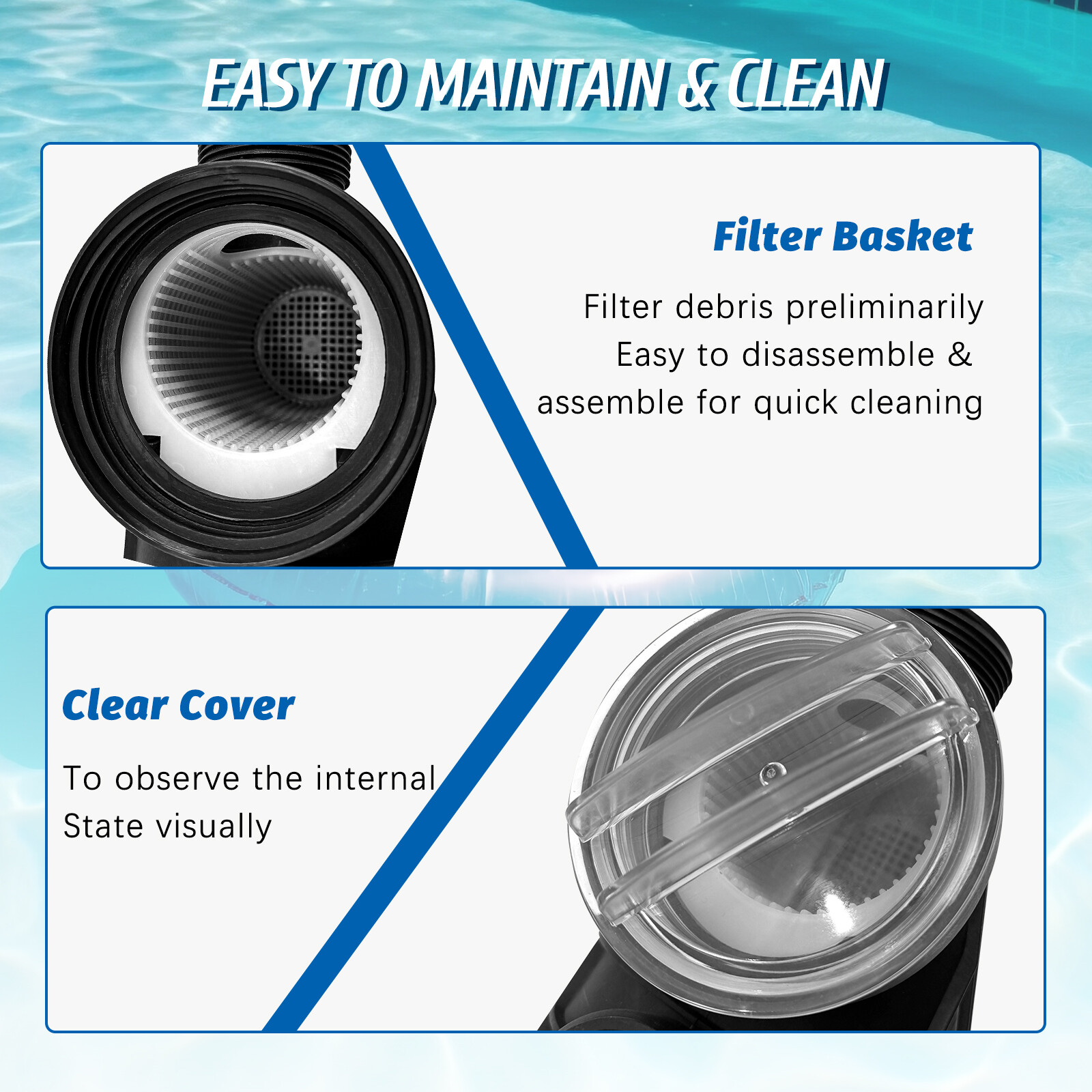 HighFlo Sand Filter Pump System 13" Filter Tank Above Ground Pool 3