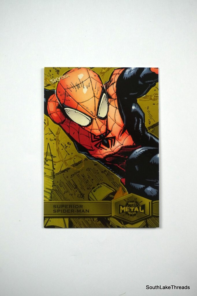 SUPERIOR SPIDER-MAN 2021-22 Skybox Marvel Metal Universe Spider-Man GOLD FX #188