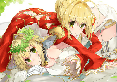 Anime Girls Fate Series Fate Extra Fate Extra CCC  Gaming Mat Desk 22352