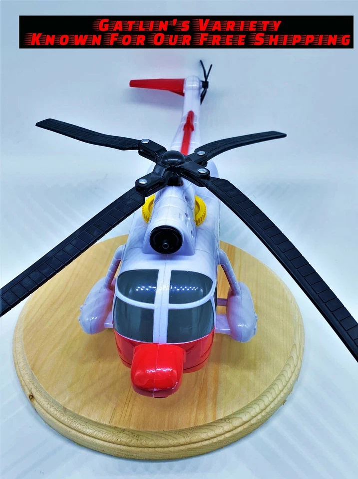 2010 Hasbro TONKA Fire Department Rescue Vehicle Helicopter # 04955 TESTED WORKS - Image 2 of 4