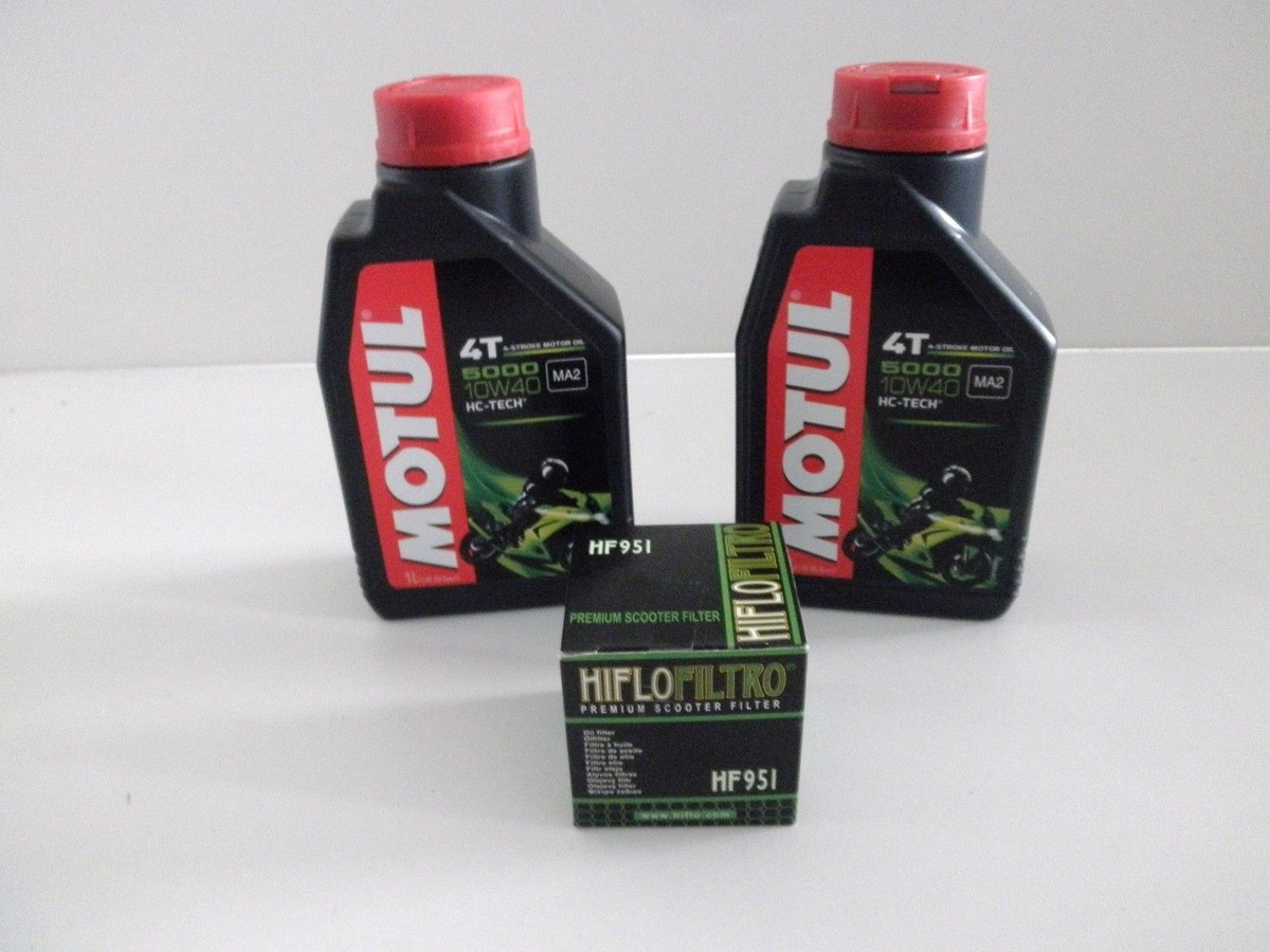 Kit Tagliando Honda SH 300 - Olio Motul 5000 10W40 + Filtri - Foto 9