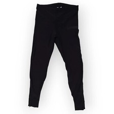 Patagonia Jogger Pants Mens Base Layer Running Zip Leg Black Vintage Made In USA