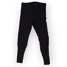 Patagonia Jogger Pants Mens Base Layer Running Zip Leg Black Vintage Made In USA