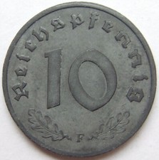 M&uuml;nze Deutsches Reich Alliierte Besatzung 10 Reichspfennig 1946 F in Vorz&uuml;glich
