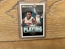 2020-21 Panini Hoops Basketball Saddiq Bey Now Playing Rookie Card