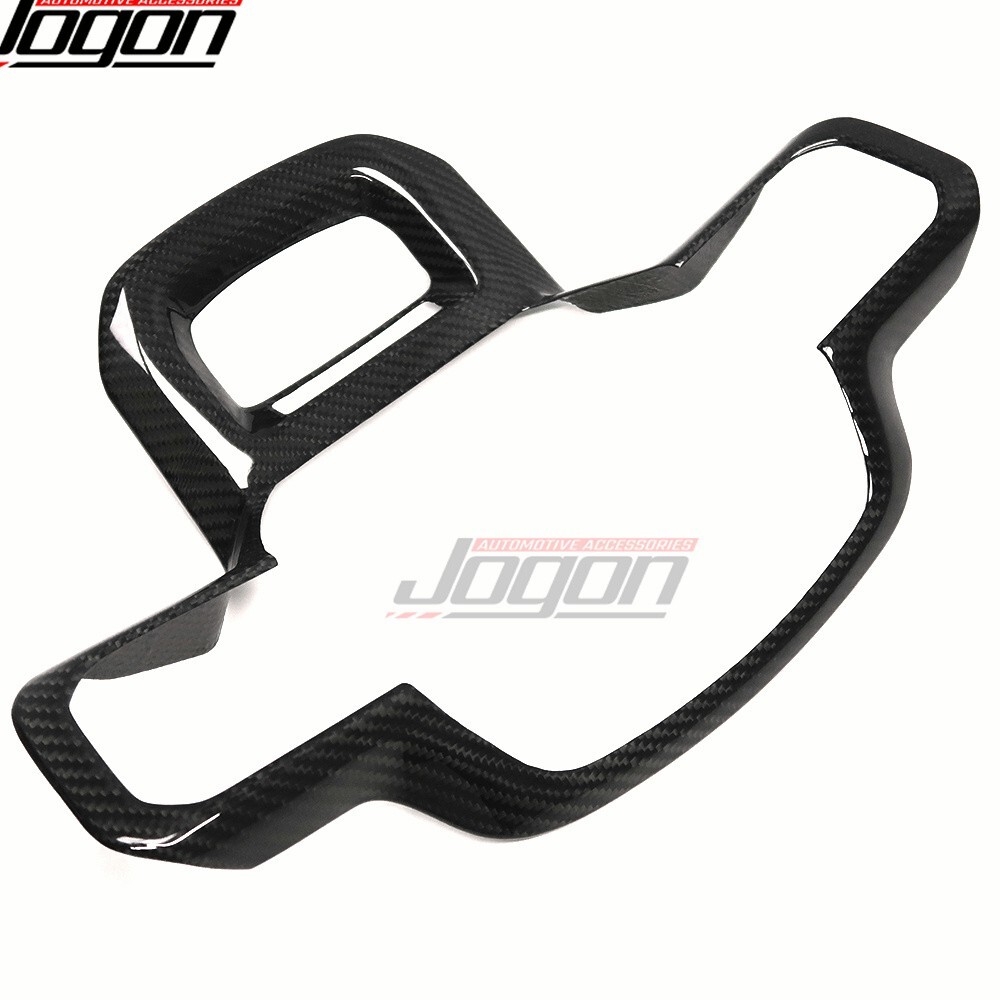 Real Carbon Steering Wheel Button Cover For Ford F150 2021+ Raptor R XL Platinum - Picture 7 of 10