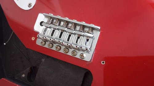 Fender Squier Vintage Modified Stratocaster Surf + Hardware Bridge Jack plate - Picture 6 of 12