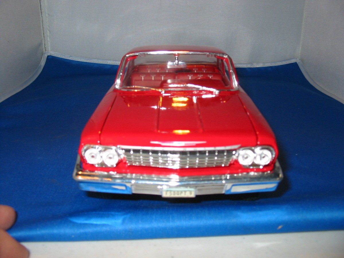 Maisto 1962 Chevrolet Bel Air Red 1:18 Diecast | eBay