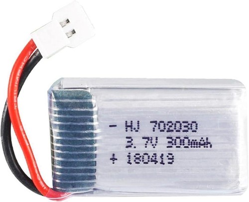 3.7v 300mah Li-po Battery for FQ777 Udi U816 U830 Hubsan H107 Syma X11C RC Drone - Picture 3 of 8