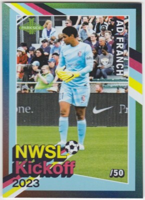 2023 Parkside NWSL Kickoff AD Franch Shimmer Foil /50 KC Current Soccer Card