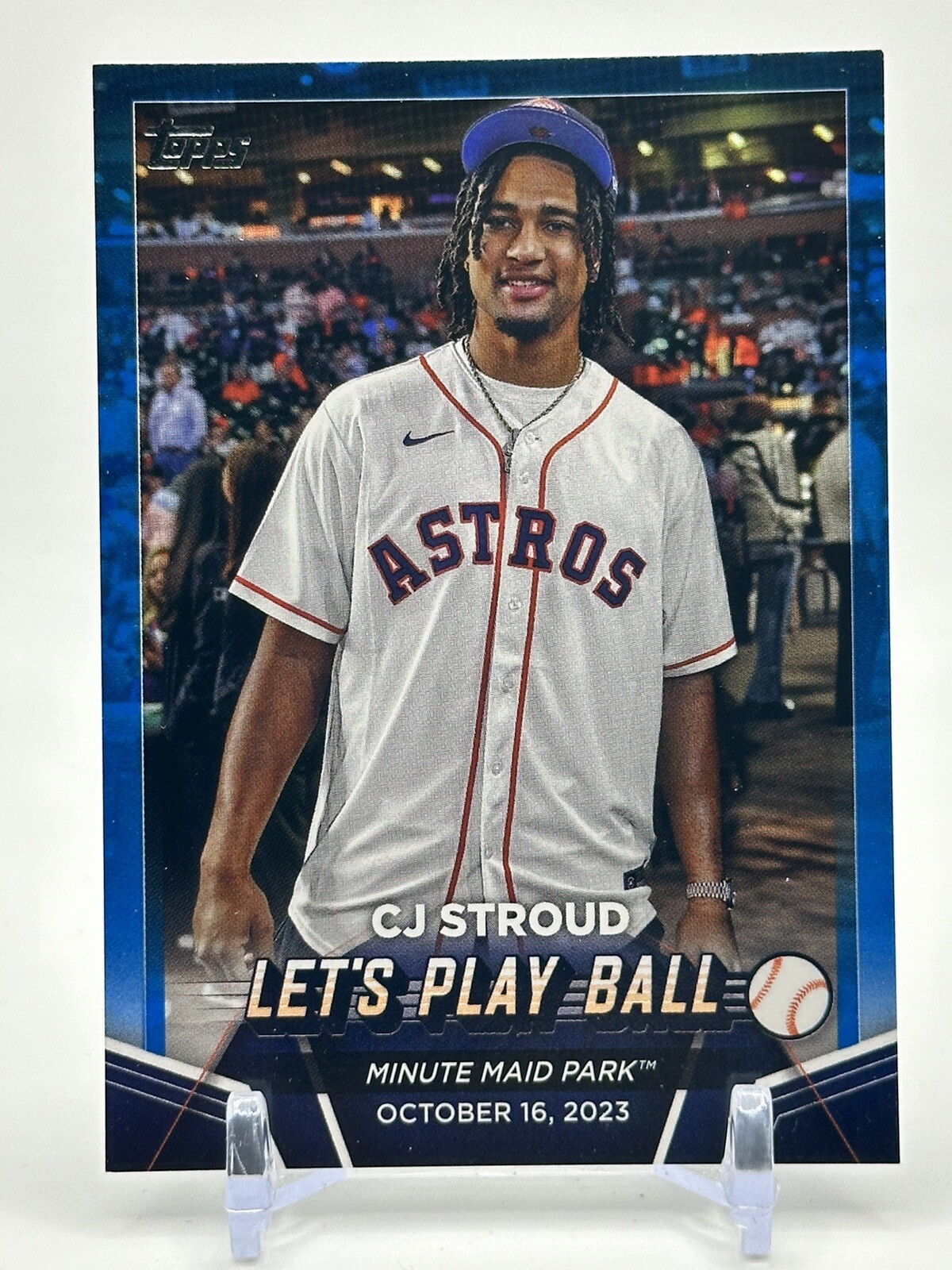 2024 Topps Series 2 2023 Let's Play Ball Blue CJ Stroud #PB-1