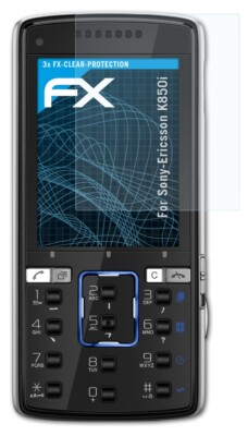 Protection écran Bruni Pour Sony Ericsson K850i - Lot De 2 - Anti-rayures, Repositionnable - Fabriqué En Allemagne