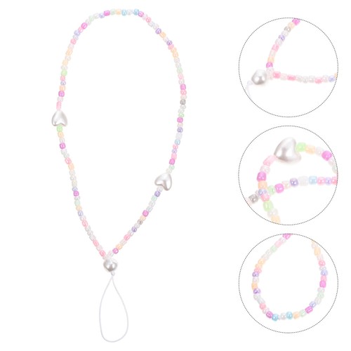 Perlen Telefonkette Fräulein Lanyard Armband Gurt Perlenarmband Für Das Handy - Zdjęcie 11 z 12