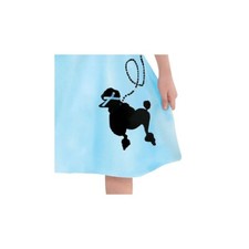 Poodle Skirt Girls Costume Light Blue New
