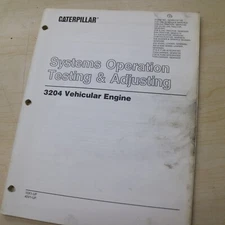 CAT Caterpillar 3204 Diesel Engine Repair Shop Service TESTING ADJUSTING Manual
