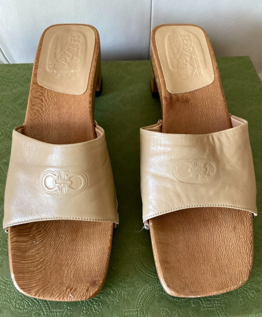 Ferragamo clogs clearance